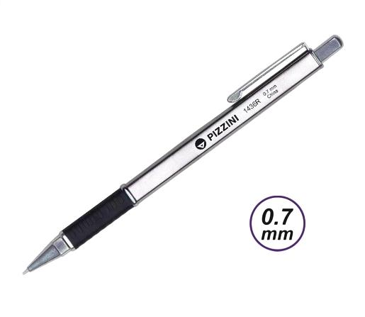 PORTAMINAS PIZZINI METALICO 0.7 MM C/GRIP