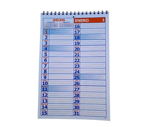 ALMANAQUE C/ESPIRAL G.SOLER 2026 22X34