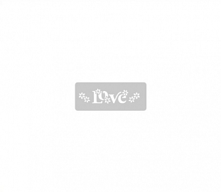STENCIL EQ ARTE 4.5X17CM LOVE EN PRIMAVERA