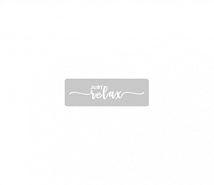 STENCIL EQ ARTE 4.5X24CM RELAX