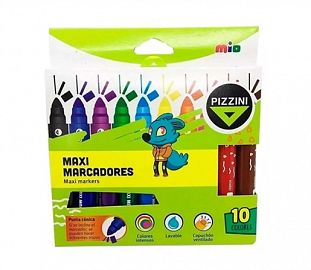 MARCADOR PIZZINI MAXI PUNTA CONICA CJ X10