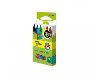 CRAYON DE CERA PIZZINI JUMBO CJ X6