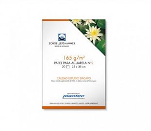 PAPEL P/ACUARELA SCHOELLERSHAMMER DA CAPO 50X70 165G 25H