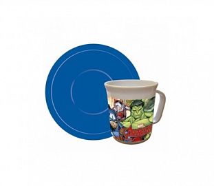 TAZA CON PLATO CRESKO AVENGERS