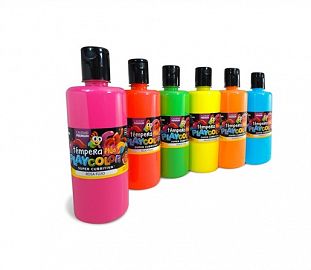 TEMPERA PLAYCOLOR POMO 700G. FLUO