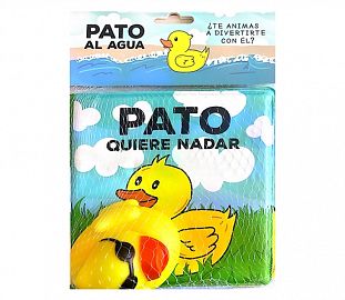 LIBRO INFANTIL PATO QUIERE NADAR + JUGUETE