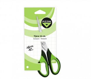 TIJERA PIZZINI 16CM BL X1