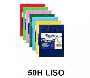 CUADERNO T/D TRIUNFANTE 16X21 50H LISO ARAÑA