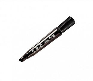 MARCADOR PERMANENTE BIC MARKING PB NEGRO CJ X12