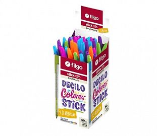 BOLIGRAFO FILGO STICK 026 1.0 SURTIDO CJ X50