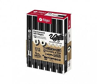 MARCADOR PERMANENTE FILGO 061 PR CJ X12