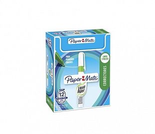 CORRECTOR LAPIZ PAPERMATE LIQUID PAPER MINI 3.5ML CJ X12