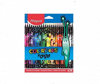 LAPIZ DE COLOR MAPED COLOR PEPS MONSTER CJ X24