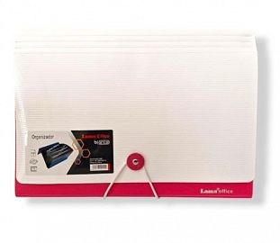 CLASIFICADOR 12 DIVISIONES LAMA A4 COMBINADO BLANCO/FUCSIA