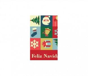 PAPEL AFICHE DECORADO MURESCO PAQ X10 TARJETAS NAVIDEÑAS
