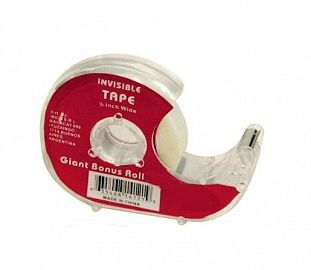 CINTA ADHESIVA IBICO MOTEX INVISIBLE C/RACIONADOR 12X30