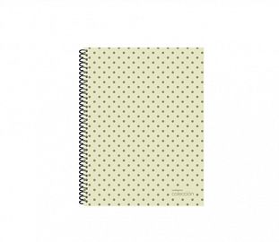 CUADERNO C/ESPIRAL LEDESMA COLECCION T/SEMIRRIGIDA 21X27 84H CUADRICULADO