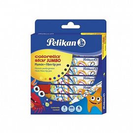 MARCADOR PELIKAN COLORELLA STAR JUMBO PASTEL ESTUCHE X8
