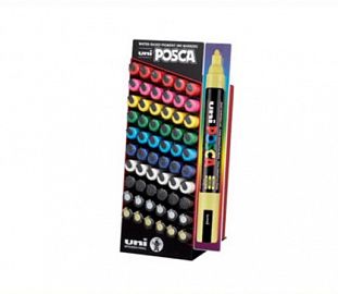 MARCADOR UNI POSCA PC5M EXHIBIDOR X60