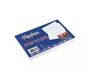 FICHAS RAYADAS TRIUNFANTE N° 3 20X12.5 100H