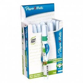 CORRECTOR LAPIZ PAPERMATE LIQUID PAPER 7ML X12
