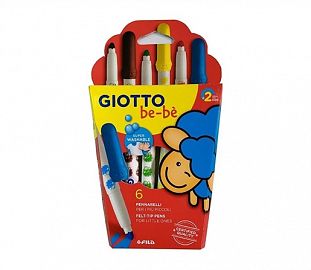 MARCADOR GIOTTO BEBE CJ X6