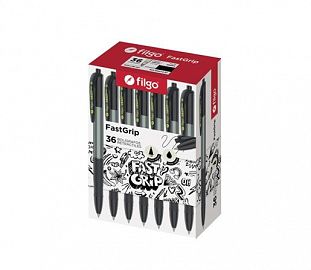 BOLIGRAFO FILGO FAST GRIP RETRACTIL 1.0 CJ X36