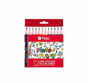 LAPIZ DE COLOR FILGO PINTO CORTO CJ X12