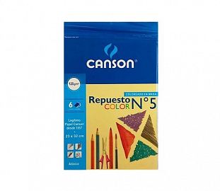 REPUESTO DE DIBUJO CANSON N° 5 COLOR 6H