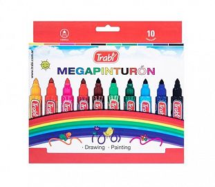 MARCADOR TRABI MEGAPINTURON CJ X10