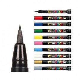 MARCADOR UNI POSCA PUNTA PINCEL