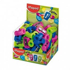 SACAPUNTAS PLASTICO MAPED BOOGY DISPLAY X75
