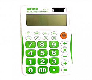 CALCULADORA WEIDA W-T35 VERDE