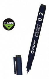 MICROFIBRA GRADUADA PIZZINI NEGRA 0.2