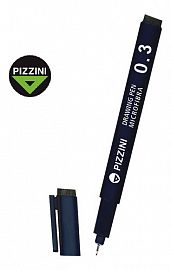 MICROFIBRA GRADUADA PIZZINI NEGRA 0.3