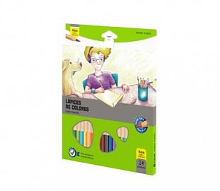 LAPIZ DE COLOR PIZZINI SUPER PUNTA 4MM CJ X24