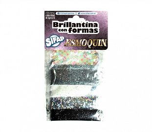 BRILLANTINA CON FORMAS SIFAP ESMOQUIN BL X5