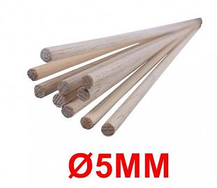 TARUGO DE MADERA BALSA AERO STAR 5MM