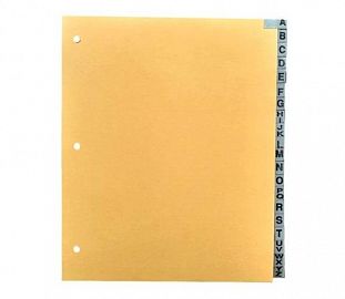 INDICE BROPACO ESCOLAR PAQ X 1 JUEGO