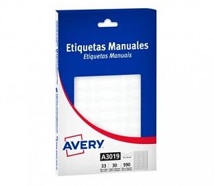 ETIQUETA AUTOADHESIVA AVERY 3019 X30H 10 X 35