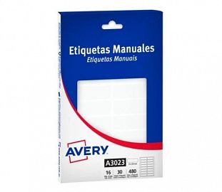 ETIQUETA AUTOADHESIVA AVERY 3023 X30H 15 X 50