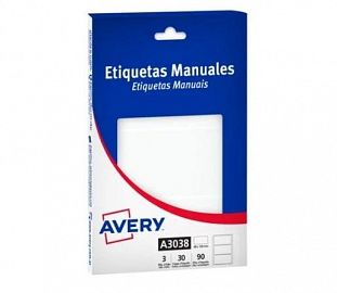 ETIQUETA AUTOADHESIVA AVERY 3038 X30H 48 X 100