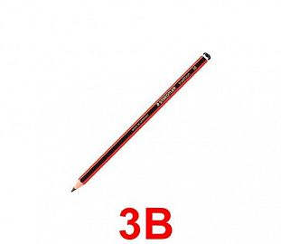LAPIZ DE GRAFITO STAEDTLER TRADITION 3B X12
