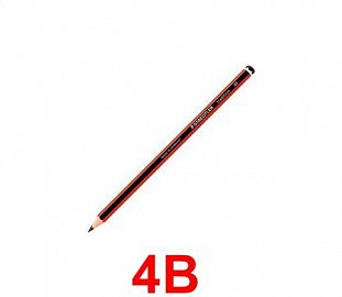 LAPIZ DE GRAFITO STAEDTLER TRADITION 4B X12