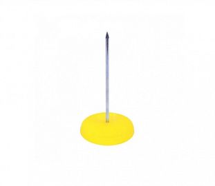 PINCHA PAPELES LIGGO CLAVO NIQUELADO PASTEL AMARILLO