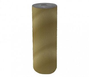 BOBINA DE REGALO MURESCO 35X200 SINUOSO ORO/BEIGE