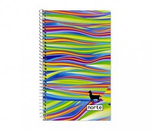 LIBRETA C/ESPIRAL NORTE 545 S/INDICE 13.5 X 21.5 45H