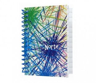 LIBRETA C/ESPIRAL NORTE 4010 S/INDICE 8.5 X 5.5 40H