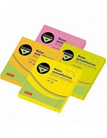 NOTAS ADHESIVAS PIZZINI AMARILLAS 75X75MM 400H