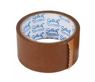 CINTA ADHESIVA DE EMPAQUE STIKO 48X50 MARRON